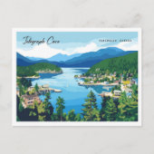 Telegraph Cove Vancouver Canada Travel Postkarte (Vorderseite)