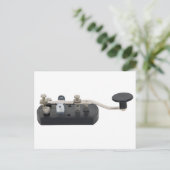 TelegraphKey082609 Postkarte (Stehend Vorderseite)