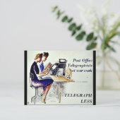 telegraphless postkarte (Stehend Vorderseite)