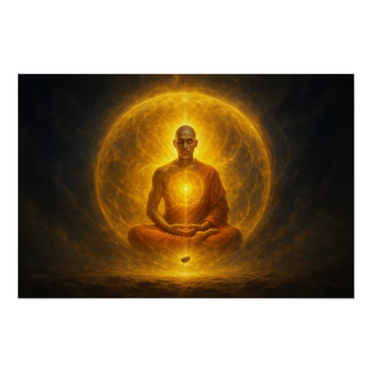 Telekinese durch tiefe Meditation Poster (Vorderseite)