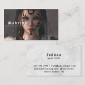 telekinetische Visitenkarte (Vorne/Hinten)