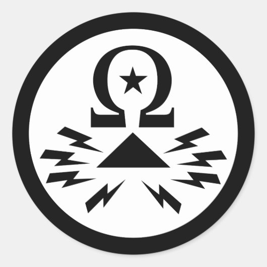 Telekomix-Aufkleber (groß) Runder Aufkleber (Vorderseite)