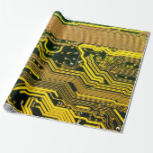 Telekommunikation auf Computerplätzen,abstrakt,a Geschenkpapier (Ungerollt)