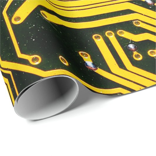 Telekommunikation auf Computerplätzen,abstrakt,a Geschenkpapier (Rolleneckpunkt)