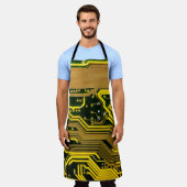 Telekommunikation auf Computerplätzen,abstrakt,a Schürze (Getragen)