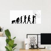 Telekommunikation - Satellitenübertragung Poster (Heimbüro)