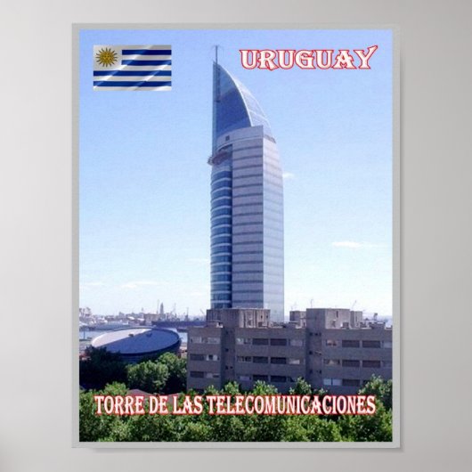 Telekommunikationstower - Uruguay - Poster (Vorne)