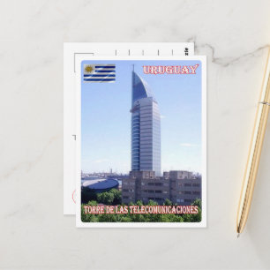 Telekommunikationstower - Uruguay - Postkarte