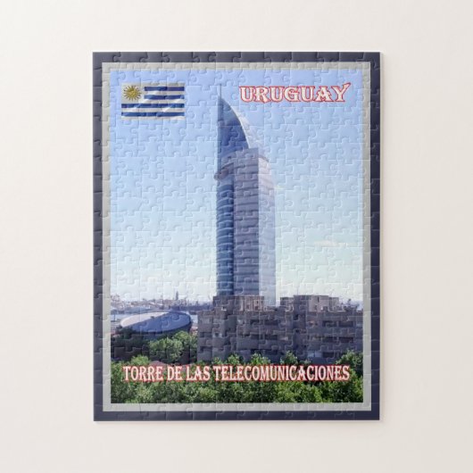 Telekommunikationstower - Uruguay - Puzzle (Vertikal)