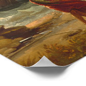 Telemachus & Calypso Benjamin West Fine Art Poster (Ecke)