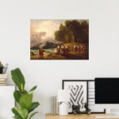 Telemachus & Calypso Benjamin West Fine Art Poster (Heimbüro)