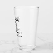 Telemark: Norwegisch für "Wait For Me" Glas (Links)