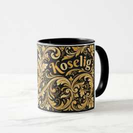 Telemark Rosemaling Tasse – Skandinavisch Gemütlic