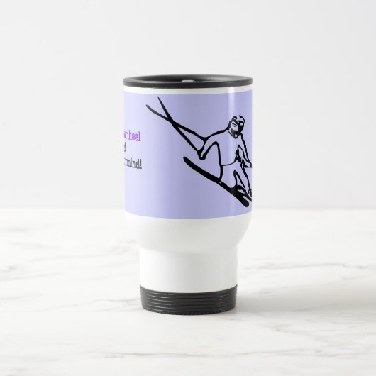 Telemark Skier Tasse (Mittel)