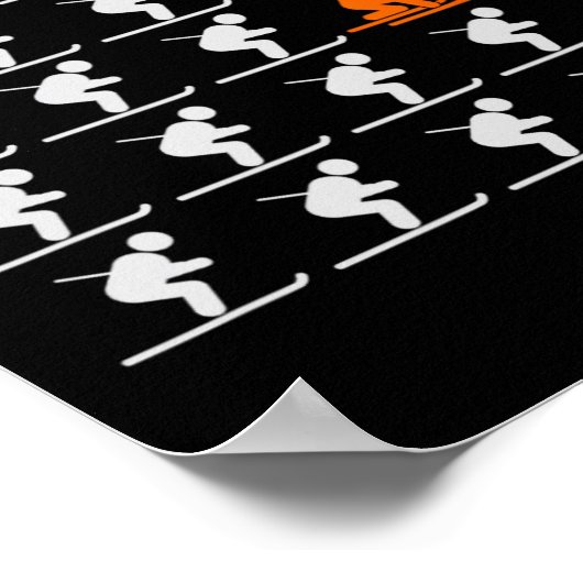 Telemark Skifahren - Verschiedene S Poster (Ecke)