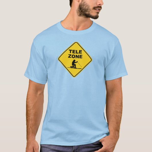 Telemark Skigebiet Unterkunft T-Shirt (Vorderseite)