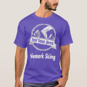 Telemark Skiing Free Sie Heel Think Different T-Shirt (Vorderseite)