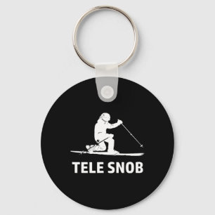 Telemark Skiing Snob Schlüsselanhänger