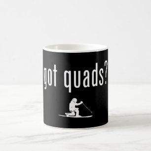 Telemark-Skilauf mit starken Quadrizeps Kaffeetasse