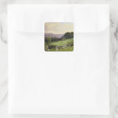 Telemark, Südnorwegen Quadratischer Aufkleber (Tasche)