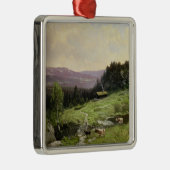 Telemark, Südnorwegen Silbernes Ornament (Rechts)