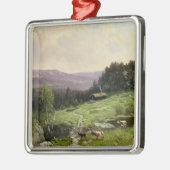 Telemark, Südnorwegen Silbernes Ornament (Links)