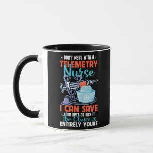 Telemetrie-Krankenschwester Leben Lustige Telemetr Tasse