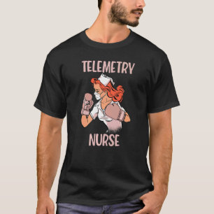 Telemetry Nurse Boxing Gloves Kämpfen T-Shirt
