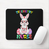 Telemetry Nurse Bunny Oaster Day Stethoscope Gles Mousepad (Mit Mouse)