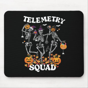 Telemetry Nurse Squad Medical Nursing Skelett Dan Mousepad