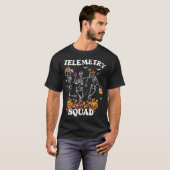 Telemetry Nurse Squad Medical Nursing Skelett Dan T-Shirt (Vorne ganz)