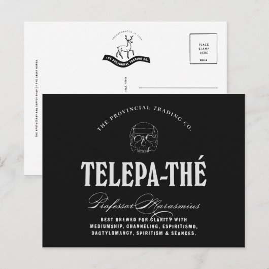 TELEPA-THÉ - Postkarte (Vorne/Hinten)