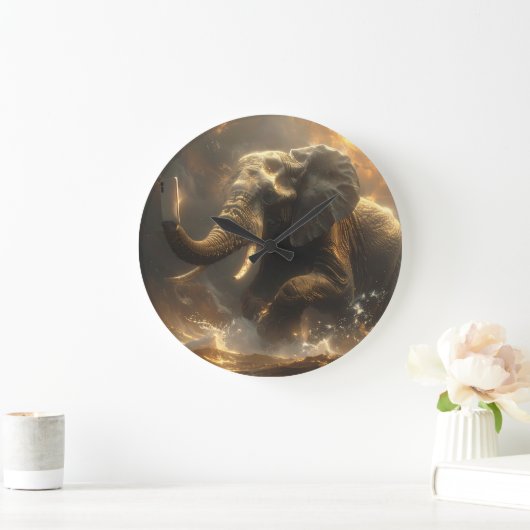 TELEPHANTASTIC GROßE WANDUHR (Zuhause)