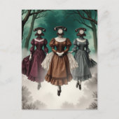 Telephone Ladies Postkarte (Vorderseite)