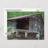 Telephone Pioneers Shelter Appalachian Trail Postkarte (Vorne/Hinten)
