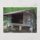 Telephone Pioneers Shelter Appalachian Trail Postkarte (Vorderseite)
