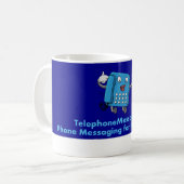 TelephoneMessagePad Kaffee-Tasse Kaffeetasse (Vorderseite Links)