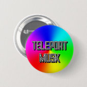 TELEPORT MUSK ( Sie können die Wörter ändern) Button (Vorne & Hinten)