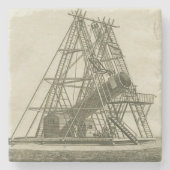 Telescope Antike WISSENSCHAFTLICHE AUSRÜSTUNG 18.  Steinuntersetzer (Vorderseite)