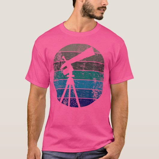 Telescope Astronomie T-Shirt (Vorderseite)