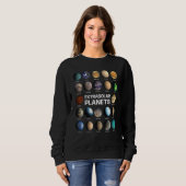 Telescope Astronomy Extrasolar Planets Cosmology B Sweatshirt (Vorne ganz)