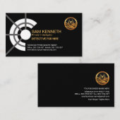 Telescopic Eye Gun Scope Private Investigation Visitenkarte (Vorne/Hinten)