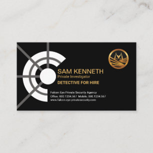 Telescopic Eye Gun Scope Private Investigation Visitenkarte