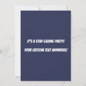 Teleskop antikes WISSENSCHAFTS-AUSRÜSTUNGS18. Einladung (Rückseite)