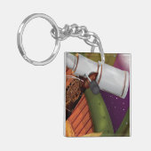 Teleskop-Beobachtungsstelle Schlüsselanhänger (Vorderseite links)