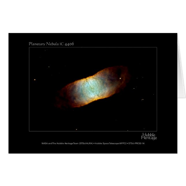 Teleskop-Foto des planetarischen Nebelfleck-IC (Vorderseite (Horizontal))