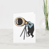 Teleskop-Mitteilungskarten Karte (Vorderseite)