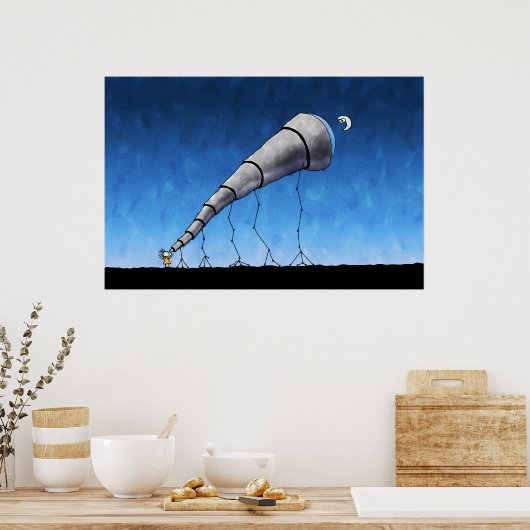 Teleskop Poster (Küche)