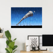 Teleskop Poster (Heimbüro)