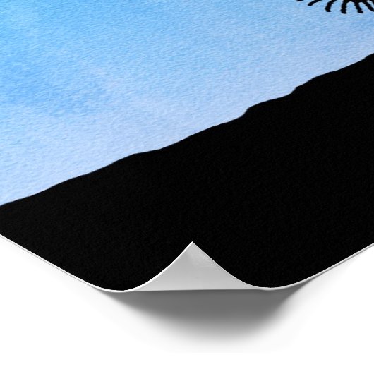 Teleskop Poster (Ecke)